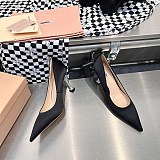 人気☆希少 ミュウミュウ 偽物 パンプス ヒール9cm mys96555