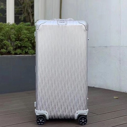 ディオール×RIMOWA 偽物 トランク キャリーケースブルー 33 インチ dez10381