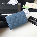 21AW新作 新色☆希少 シャネル 折り財布 コピー キャビアスキン shx85326