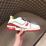 21-22AW ​ルイヴィトン 偽物 スニーカー トレイナー ライン オレンジ vua45371