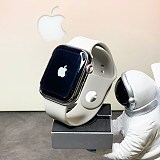 セール新作 アップルウォッチ コピー シリーズ 8 45mm ホワイト ミッドナイトアルミニウムケースとスポーツバンド goy14765