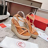 クリスチャンルブタン Mafaldina 偽物 ウェッジソール サンダル 2色 Ruv00331
