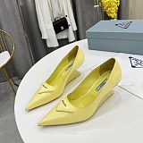 希少色 早い者勝ち♡プラダ トライアングルロゴ パンプス コピー 多色 pug46381