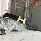 可愛い★エルメス★シルバー アンクレH 偽物 25mm リバーシブルベルト ern09779