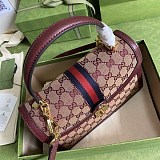 人気No1グッチ〔オフィディア 偽物〕ウェブ付き スモールトップハンドルバッグ guk21393