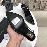 ☆超人気☆サンローラン コピー サンダル レディース エナメル 靴 黒 ブラック Saf43327