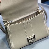 希少色デルボー カーフスキン ブリヨン ショルダー ハンドバッグ 偽物 2サイズ☆送料込 Def25681