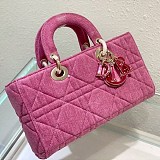 世界中で大人気♪ディオール レディ D-Joy バッグ 偽物 カナージュ デニム M0540