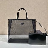 人気急上昇 プラダ スパンコール メッシュ トートバッグ 偽物 pug53464