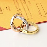 人気No1カルティエ トリニティ リング スモールモデル 18K kah23390