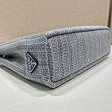秋冬大セールプラダ デニム ファブリック 2WAYハンドバッグ 偽物 pux72519