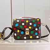 限定コラボ【ルイヴィトン コピー】草間彌生 ポシェットメティス ショルダーバッグ M46384