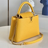 ☆超人気☆大人気 ギフトに★​ルイヴィトン カプシーヌ 偽物 3サイズ ミニ ハンド ショルダーバッグ M59516