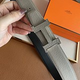 日本未入荷★エルメス★シルバー アンクレH 35mm リバーシブルベルト コピー ery95865