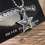 クロムハーツ ネックレス コピー スター スモール チャーム シルバー Kuj90741