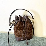入手困難フェンディ MON TRESOR デニムキャンバス FFロゴ 偽物★ fej54705
