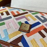 フェンディ バゲットFF刺繍 ハウンド ショルダーバッグ コピー few86164