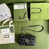 完売必至グッチ バレンシアガ〔GGマーモント 偽物〕ザ ハッカー プロジェクト スモールバッグ ‎443497UK5AT1089