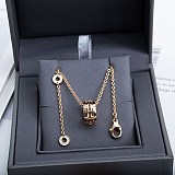 ブルガリ パレンテシ 偽物 オープンワーク スモールバンドネックレス Buq54671