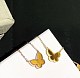 秋冬新作 ヴァンクリーフ&アーペル*ラッキー アルハンブラ パピヨン ペンダント偽物 VCARD98500