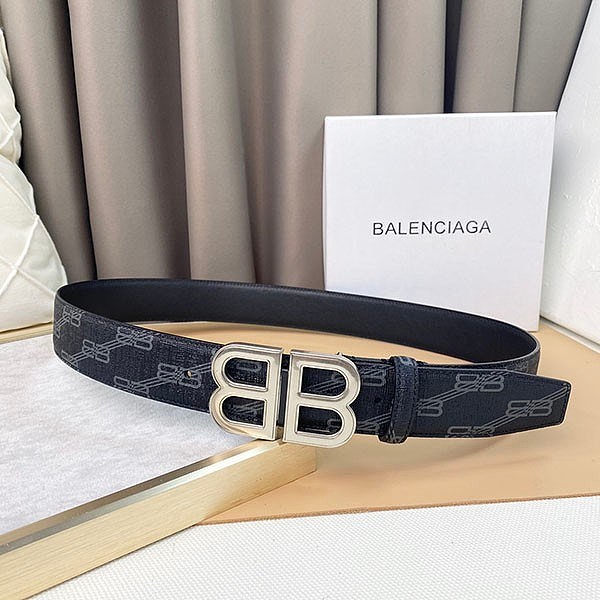 バレンシアガ BB HOURGLASSシグネチャーベルト コピー 38MM ban57762