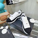日本未入荷シャネル 偽物 CC ロゴ ニット スニーカー shc67497