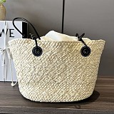 最新でオシャレ ロエベ アナグラム バスケットバッグ 偽物 (イラカヤシ&カーフ) loi03620