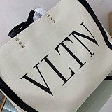 ★日本!!人気！ヴァレンティノ トートバッグ コピー ショッピングバッグ NEON VLTN キャンバス ミディアム Vua11801