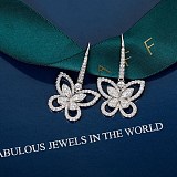 超希少！【セレブ多数愛用】グラフ ダイヤモンド・ピアス 偽物 シルバー925 gus56620