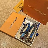 21-22AWルイヴィトン 偽物 コリエ・チェーンリンクス パッチーズ ストラス ネックレス vuq03065