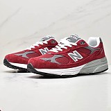 エメレオンドレ × ニューバランス 993 スニーカー コピー"レッド" nyc41671