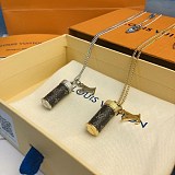 大人気！ルイヴィトン 偽物 コリエチャームズ モノグラム・エクリプス ネックレス M63641