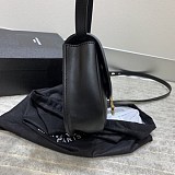 21AW新作サンローラン ショルダーバッグ コピー ロゴ ブラック レザー Sab26796