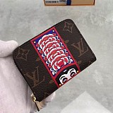 ルイヴィトン 財布 偽物 ジッピー コインパース 山本寛斎コラボ モノグラム 歌舞伎 M62394