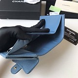 21AW新作 新色☆希少 シャネル 折り財布 コピー キャビアスキン shx85326
