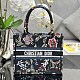 容量大!!ディオール ブックトート 偽物 Dior Petites Fleurs刺繍 deb77065