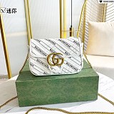 一目惚れ♪グッチ バレンシアガ 偽物〔GGマーモント〕ザ ハッカー プロジェクト スモールバッグ gue18199