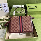人気No1グッチ〔オフィディア 偽物〕ウェブ付き スモールトップハンドルバッグ guk21393