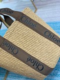 関税負担なし クロエ woody 偽物 かごバッグ ☆ラフィアトートバッグ☆送料込 かごバッグ ウッディ chc72820