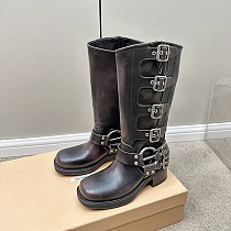 超希少!ミュウミュウ クワドラプルバック偽物 ルロングブーツ myq70667 超希少!ミュウミュウ クワドラプルバック偽物 ルロングブーツ myq70667