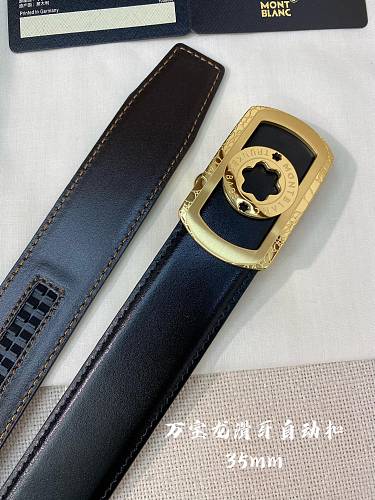 目を惹くカラー モンブラン 新作 メンズベルト コピー 34mm