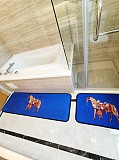 目を惹くカラー エルメス 2024新作 バスマットセット キッチンマット トイレ新居玄関マット ベッドルーム浴室オフィス 新居マット 新居寝具用品