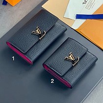 希少ルイヴィトン ポルトフォイユ カプシーヌ 偽物 コンパクト 2サイズ vul16775