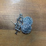 クロムハーツ CHプラス 偽物 ドロップ ピアス Kuy15223