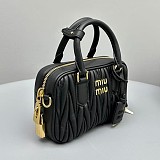 超希少！ミュウミュウ 偽物 マテラッセ トップハンドルスモールバッグ 3色 5BB123N88F000