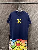 争奪戦 2025 ルイヴィトン 新作 半袖Tシャツ 偽物 3色