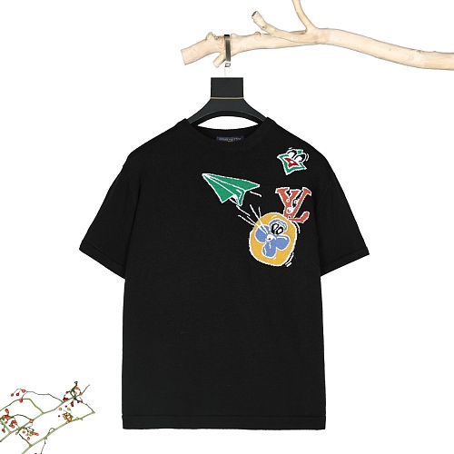 最安値挑戦 2025 ルイヴィトン 新作 半袖Tシャツ 偽物