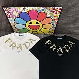 ☆超人気☆ 2025 プラダ 新作 半袖Tシャツ 偽物  2色