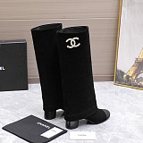 使い勝手良 2025 シャネル 新作 ブーツ 偽物