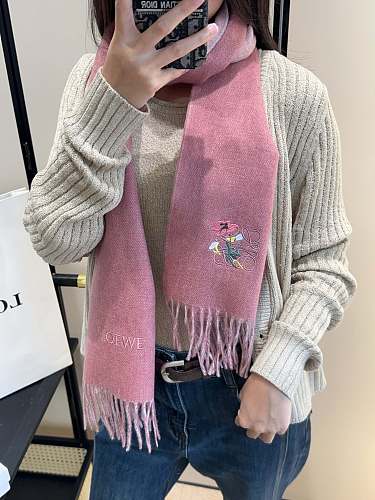 最安値挑戦 2026 ロエベ 新作 マフラー ウール コピー